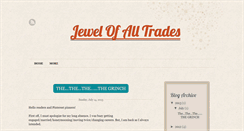 Desktop Screenshot of jewelofalltrades.com